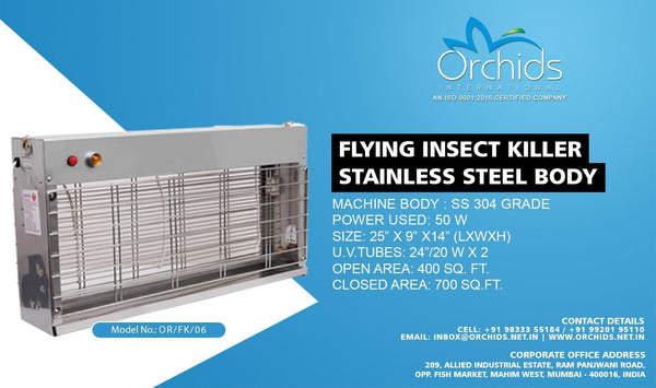 Flying Insect Killer Stainless Steel Body-Flying Insect Killers-ORCHIDS INTERNATIONAL-ORCHIDS INTERNATIONAL