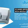 SS Hand Dryer with Nozzle
