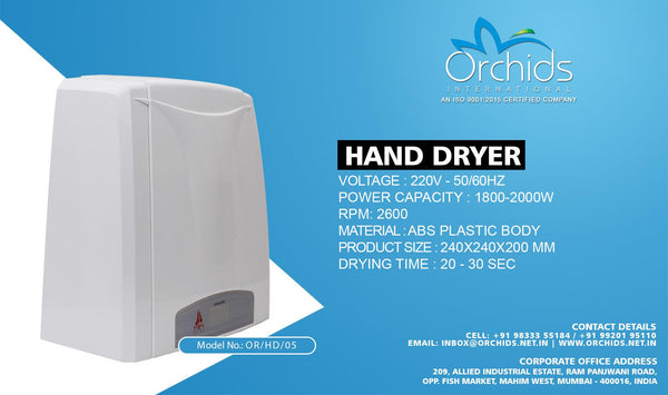 Hand Dryer ABS Body