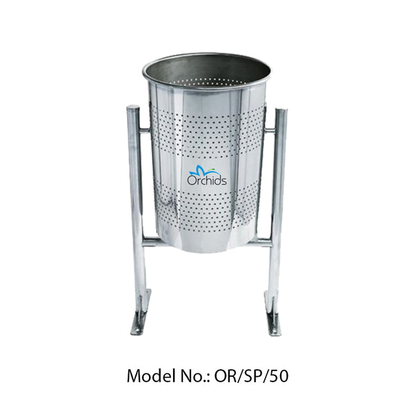 Pole Mounted SS Bin