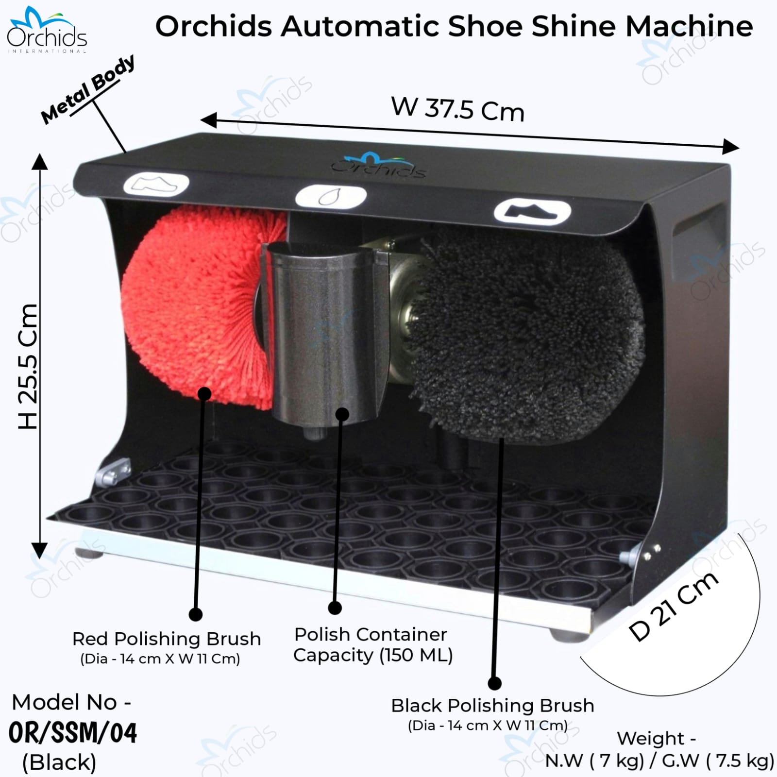 Professional shoe on sale shine equipment