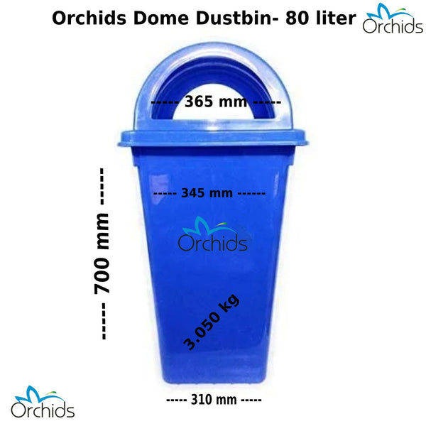 Orchids Dome Dustbin 80 liter