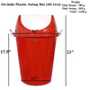 Orchids Plastic Swing Bin 40 litres